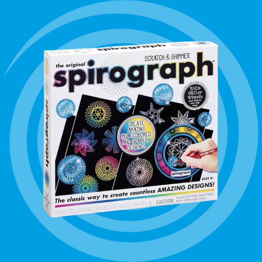 Spirograph game available in the gift shop at Camera Obscura