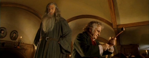 Ames rooms in Lord of the Rings