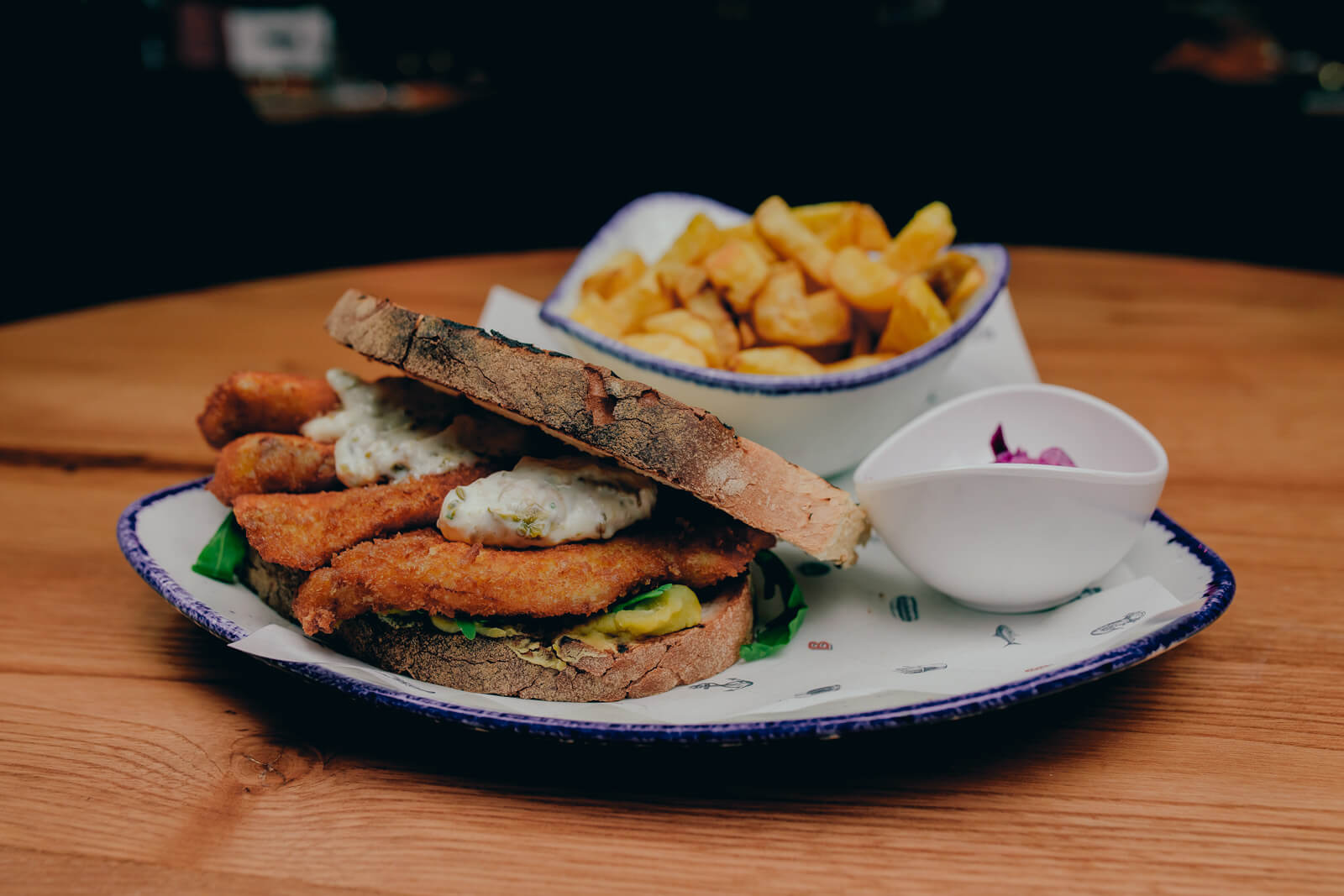 Tasty food from Bertie's Proper Fish & Chips, Edinburgh