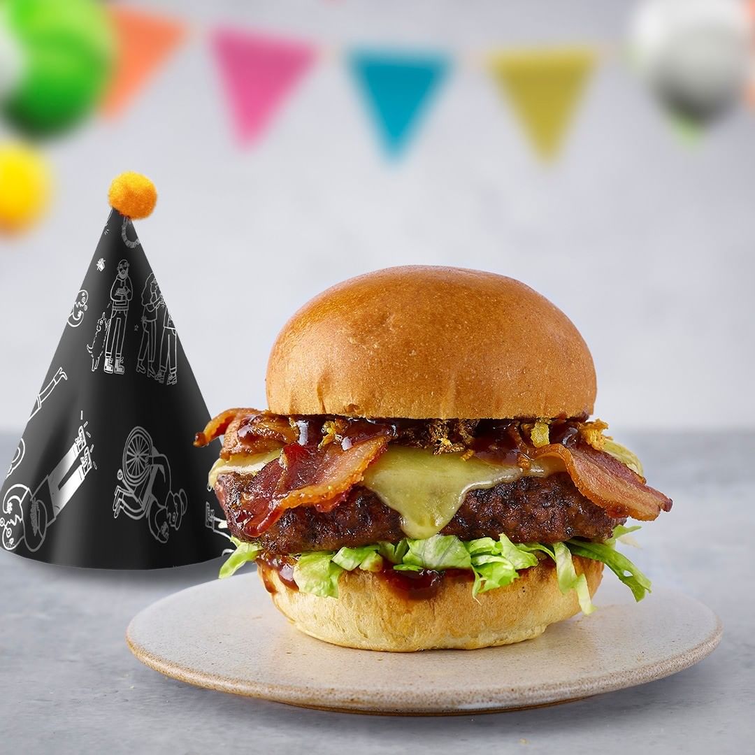 iconic Byron burgers with vegan alternatives in Edinburgh