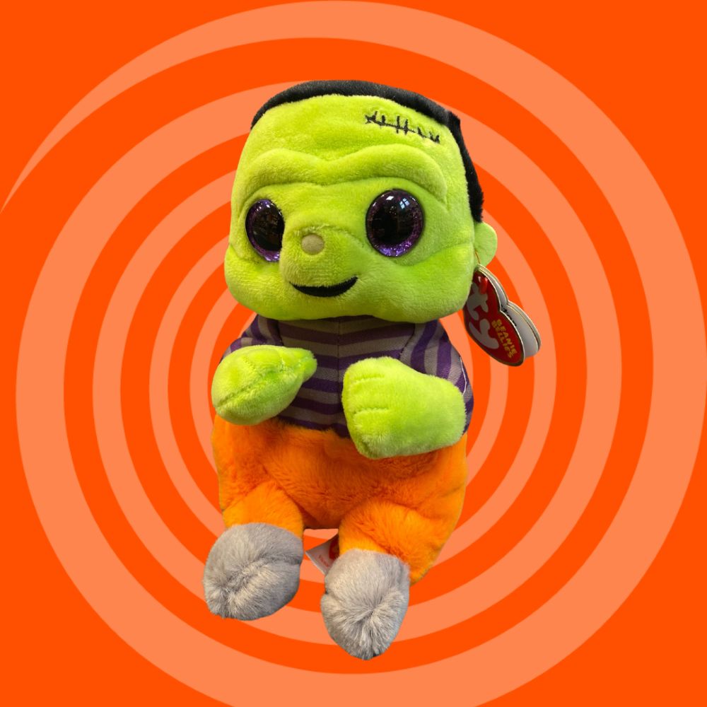 Cuddly toy Frankenstein from the shop at Camera Obscura Edinburgh