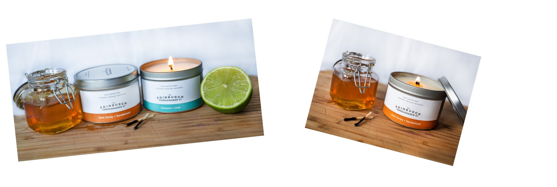 Edinburgh Candlemaker Co in the shop at Camera Obscura