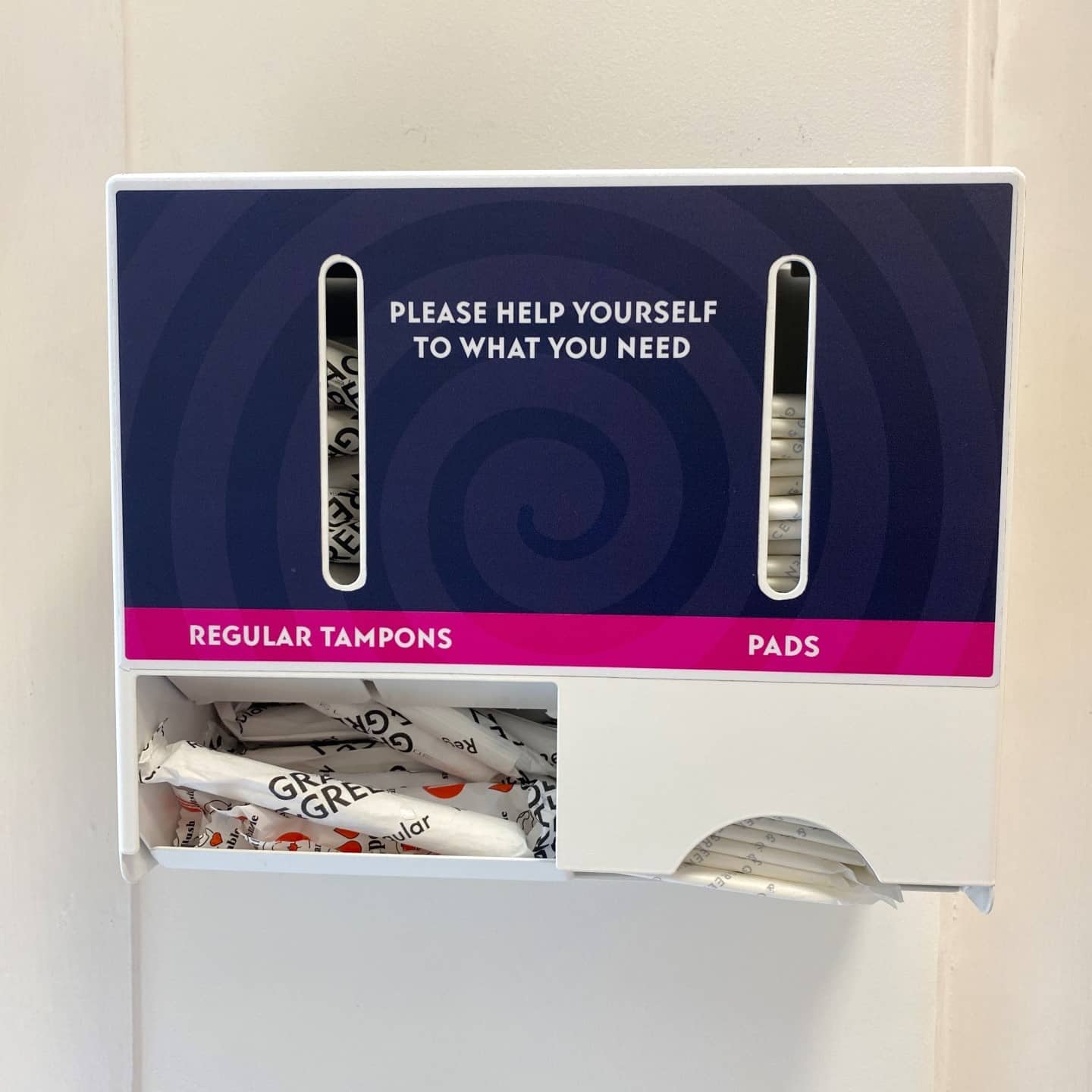 Grace and Green sanitary products available in the toilets at Camera Obscura