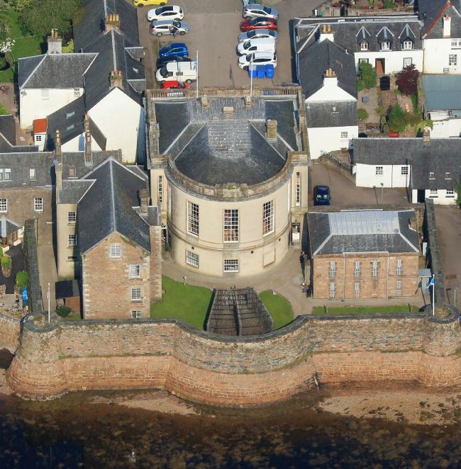 Inverary Jail aerial view