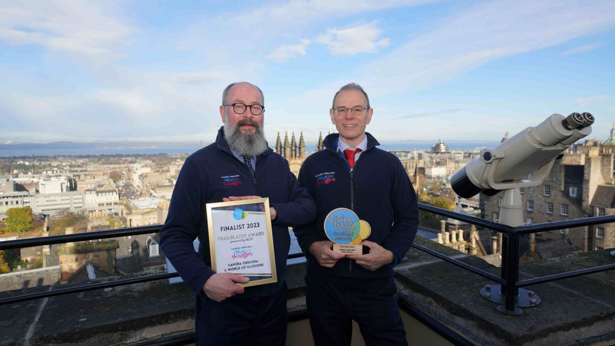 Living Wage Trailblazer award winner 2023 for Camera Obscura