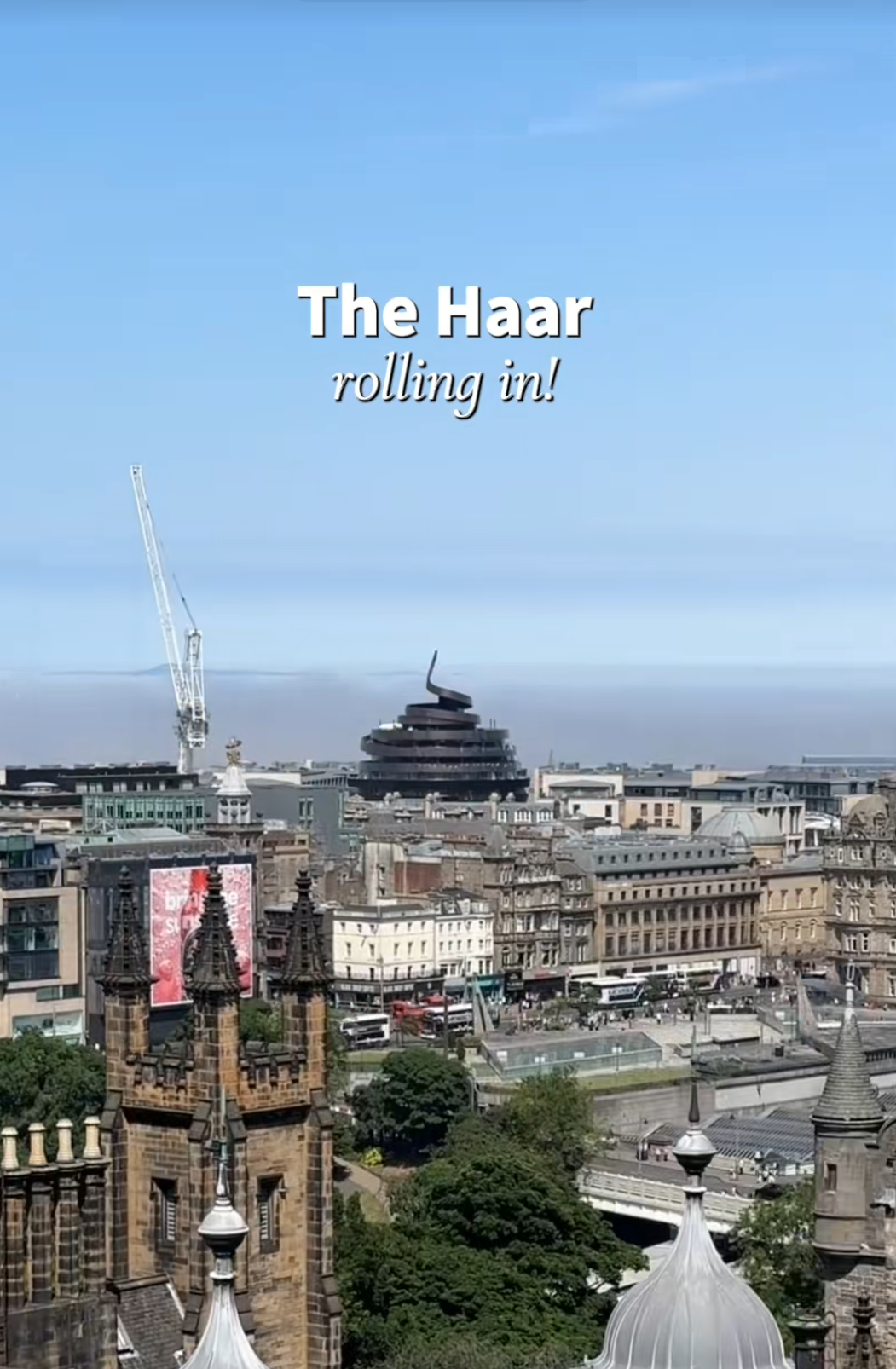 Have you spotted haar over Edinburgh today? 