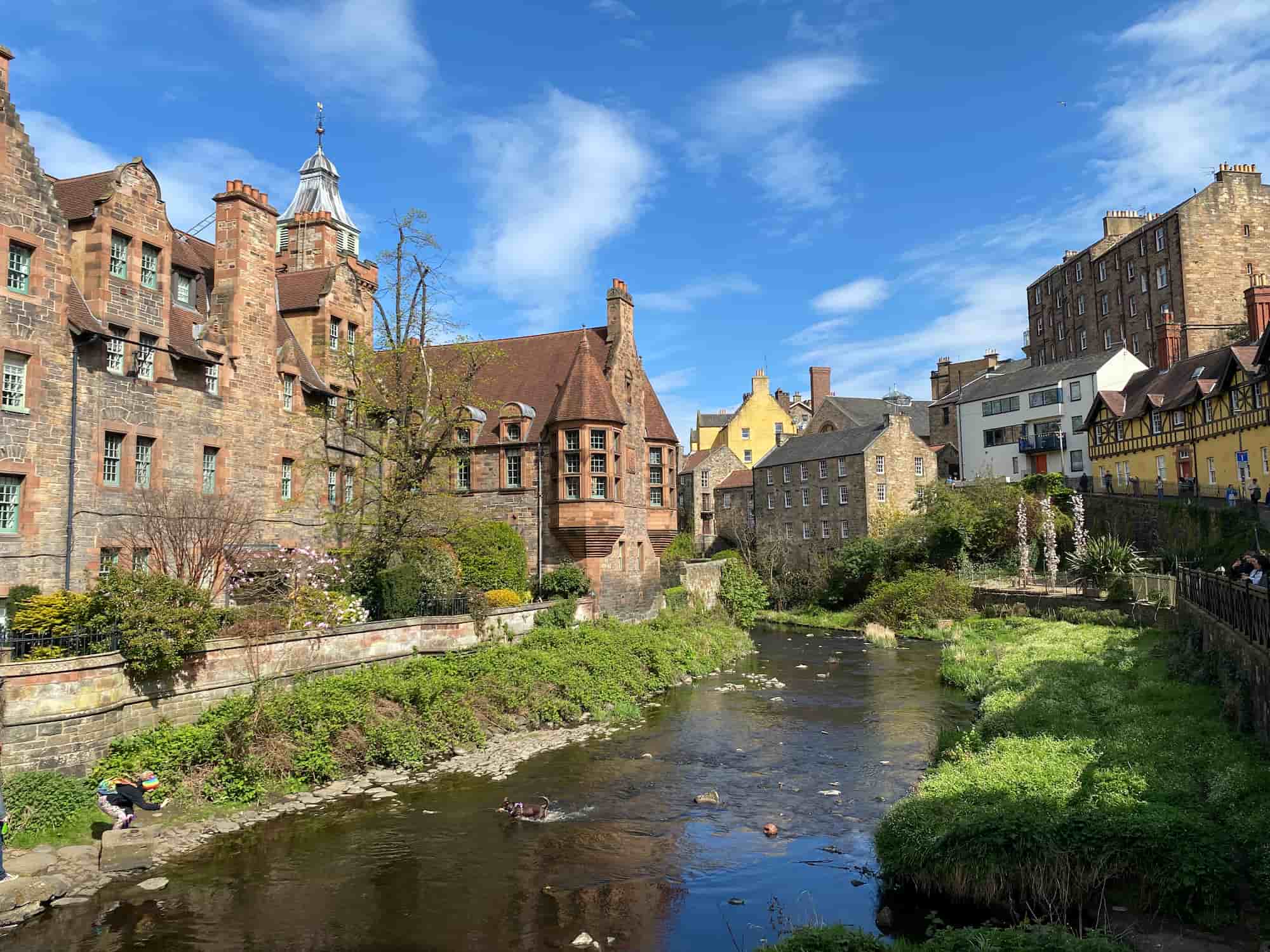The Water of Leith in Edinburgh