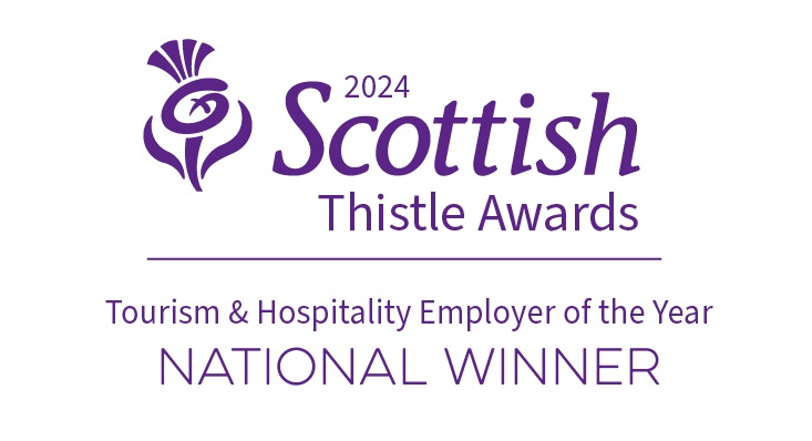 Thistle Awards National Winner Tourism & Hospitality Employer of the Year 2024 logo 