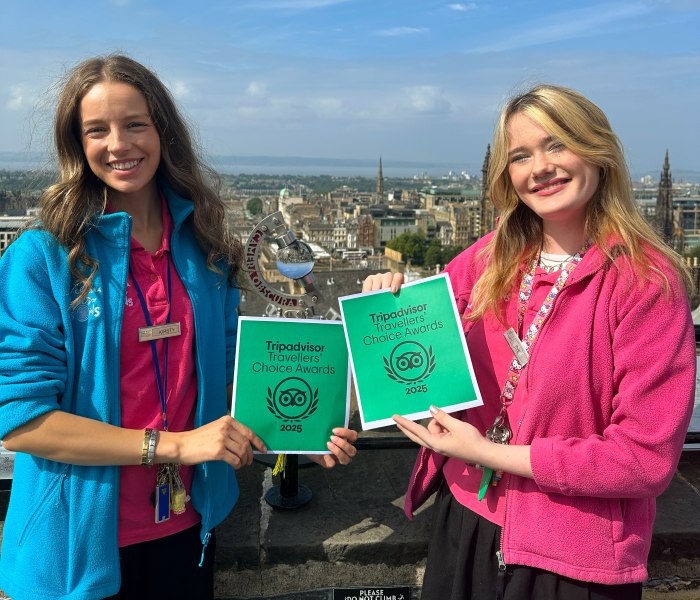 TripAdvisor Travellers Choice Award 2025 for Camera Obscura, Edinburgh